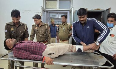 मुठभेड़: पुलिस की पिस्टल लेकर फरार गैंगस्टर घायल