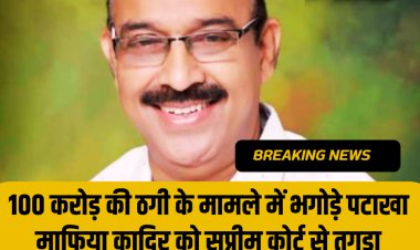 प्रयागराज से बड़ी खबर: 100 करोड़ की ठगी के मामले में भगोड़े पटाखा माफिया कादिर को सुप्रीम कोर्ट से तगड़ा झटका, अग्रिम जमानत याचिका खारिज!