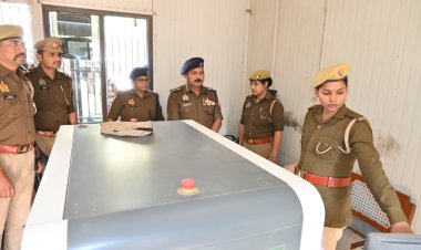 जिला एवं सत्र न्यायालय की सुरक्षा बढ़ी , एसपी ने मुआयना कर लिया जायजा