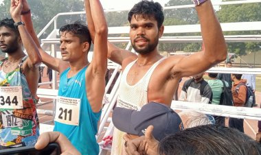 40वी इंदिरा मैराथन में प्रदीप सिंह चौहान व रीनू ने प्रथम स्थान पर  मारी बाजी