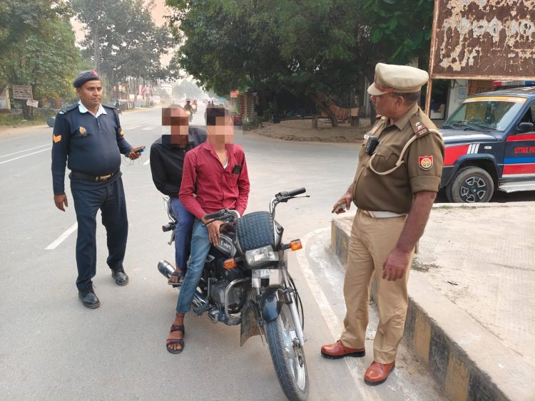 सात दिन में 778 वाहनों पर ₹30.13 लाख का जुर्माना