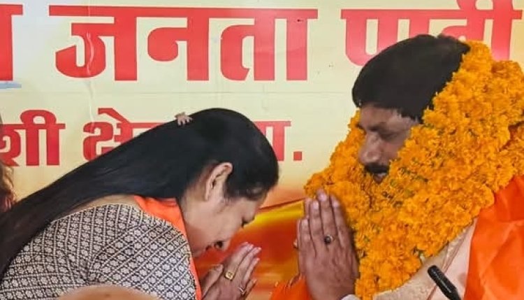 बिहार चुनाव में प्रचार के लिए गए भाजपा कार्यकर्ताओं को क्षेत्रीय व महानगर अध्यक्षों ने दी बधाई