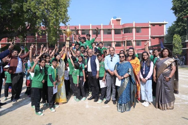 डीपी पब्लिक स्कूल के वार्षिक खेलकूद में ग्रीन हाउस बना विजेता