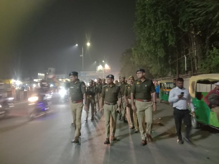 डीआईजी ने किया शहर का पैदल निरीक्षण, जाम को लेकर दिए कड़े निर्देश