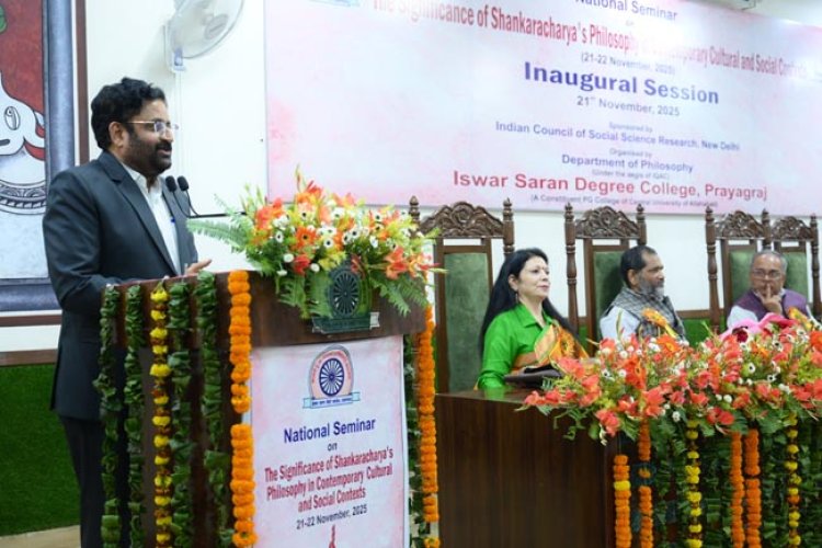 शंकराचार्य का दर्शन बहुआयामी, अत्यंत व्यापक और समावेशी: प्रो. सत्यकाम