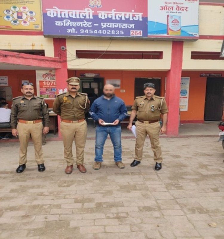 शातिर अपराधी गिरफ्तार, पिस्टल और कारतूस बरामद