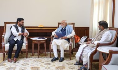 तेलंगाना के मुख्यमंत्री ने की प्रधानमंत्री से मुलाकात, राइजिंग समिट के लिए किया आमंत्रित