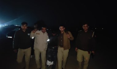 पुलिस मुठभेड़ में शातिर चोर गिरफ्तार, पैर में गोली लगी