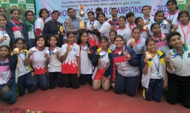 अंतरविद्यालयीन रस्साकसी प्रतियोगिता संपन्न