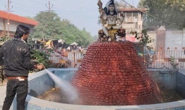 महापुरुषों की 90 प्रतिमाओं की साफ–सफाई व सौन्दर्यीकरण अभियान सम्पन्न