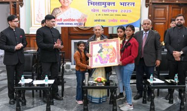 भिक्षामुक्त भारत की ओर कदम, खेल और शिक्षा से बदलेगा बच्चों का भविष्य : आनंदीबेन पटेल