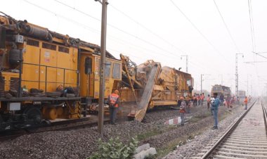 प्रयागराज रेल मंडल में रिकॉर्ड समय में बीसीएम कार्य पूर्ण, संरक्षा एवं ट्रैक गुणवत्ता में उल्लेखनीय सुधार