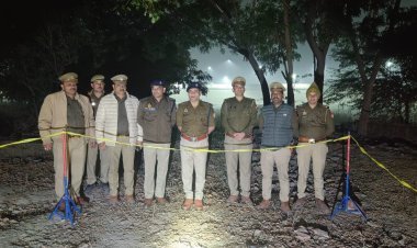 मुठभेड़ में अभियुक्त गिरफ्तार, पैर में गोली लगी