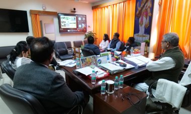 योगी सरकार ने दिया बरेली को नगर वन का तोहफा, वन मंत्री ने पाॅवर पाइंट प्रजेंटेशन देख कर लेआउट पर की चर्चा