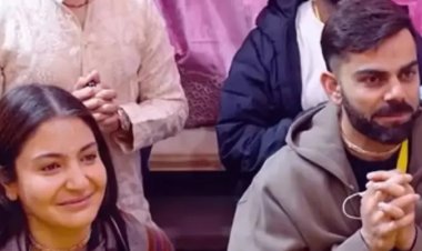 वृंदावन पहुंच कर विराट-अनुष्का ने संत प्रेमानंद से लिया आशीर्वाद