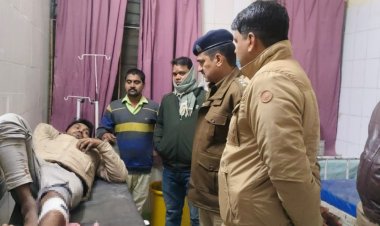 पुलिस मुठभेड़ में दो गौ तस्कर गिरफ्तार एक के पैर में लगी गोली हॉस्पिटल में भर्ती