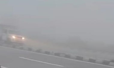 घने कोहरे की चपेट में सुलतानपुर, स्कूलों का बदला समय