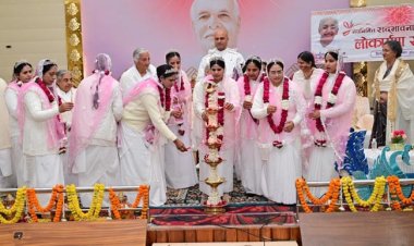 सद्भावना भवन के उद्घाटन पर किया गया 12ब्रह्माकुमारियाें का अलाैकिक समर्पण समाराेह