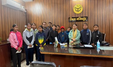 मिशन शक्ति के तहत महिला खिलाड़ियों को दी गई प्रोत्साहन राशि