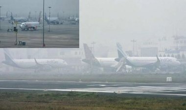 घने कोहरे के कारण दिल्ली एयरपोर्ट पर 10 उड़ानें रद्द, 270 से अधिक में देरी