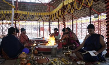 रामलला प्राण प्रतिष्ठा की दूसरी वर्षगांठ पर अनुष्ठान शुरू, श्रीविग्रह की पालकी यात्रा निकली