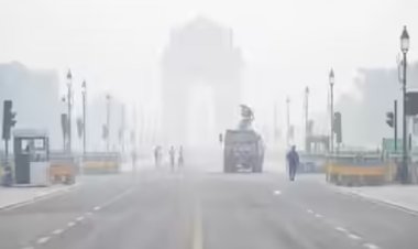 दिल्ली में एक्यूआई ‘बहुत खराब’ श्रेणी में, सोमवार को घने कोहरे का अलर्ट