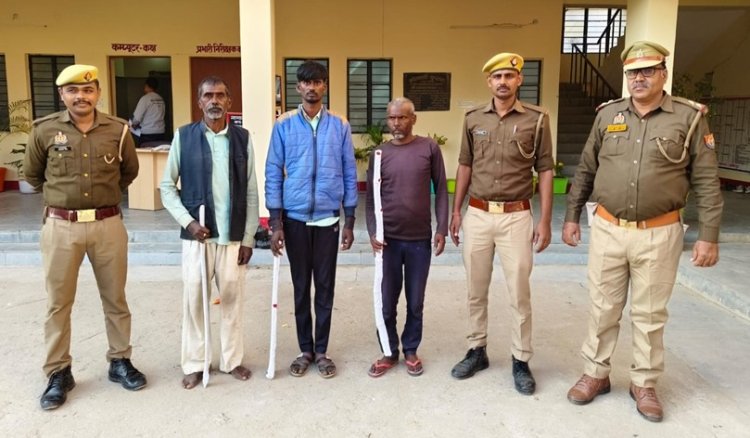 सिपाही पर हमला कर रिवाल्वर लूटने वाले तीन आरोपित गिरफ्तार, अन्य की तलाश जारी