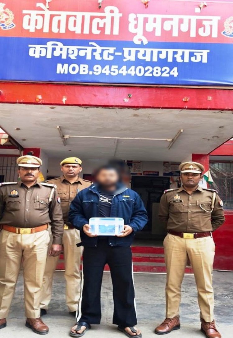 ड्राइवर की हत्या में फरार 50 हजार का इनामी बदमाश गिरफ्तार