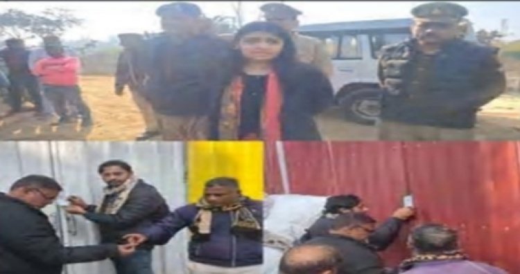 पटाखा फैक्ट्री में लगी आग, एसडीएम ने फैक्ट्री की सील