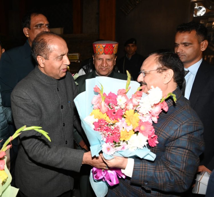 जे.पी. नड्डा का शिमला आगमन पर स्वागत, भाजपा के नए प्रदेश कार्यालय का करेंगे शिलान्यास