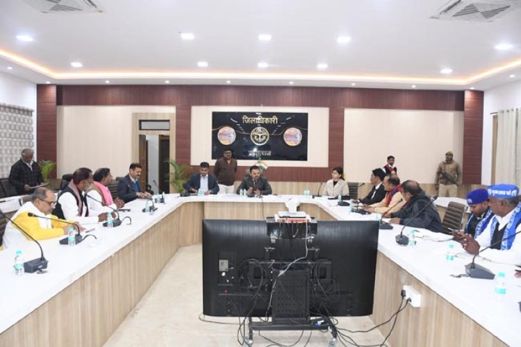 मतदाता सूची को त्रुटिरहित बनाने में सभी राजनैतिक दलों के प्रतिनिधियों का सहयोग महत्वपूर्ण : जे0वी0 नागा सुब्रमण्यम