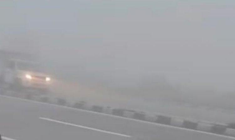 घने कोहरे की चपेट में सुलतानपुर, स्कूलों का बदला समय