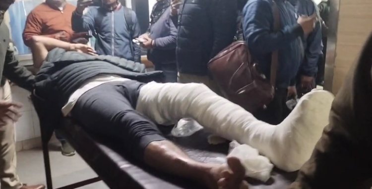 कानपुर: तेज रफ्तार कार ने दो दरोगा व होमगार्ड को मारी टक्कर