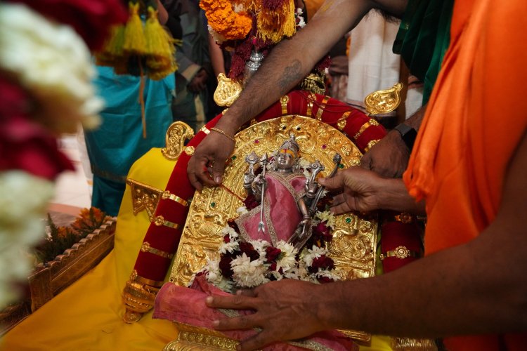 रामजन्मभूमि प्रतिष्ठा द्वादशी पाटोत्सव : तत्त्वकलश ,तत्त्वहोम सहित हुए कई अनुष्ठान