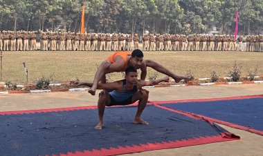 वाराणसी: रामनगर 36वीं वाहिनी पीएसी में मनाया स्थापना दिवस