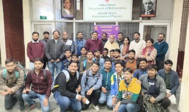 पद्मश्री प्रो. एच.सी. वर्मा ने छात्रों को भौतिकी की मूल अवधारणाओं से कराया रुबरु