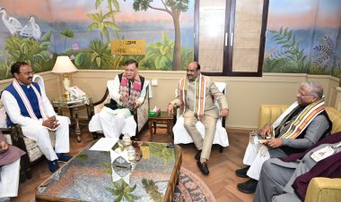 उपमुख्यमंत्री केशव ने विधान भवन में लोकसभा अध्यक्ष और राज्यसभा उपसभापति का किया स्वागत