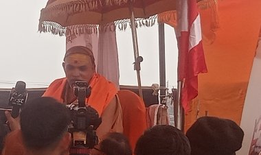 शंकराचार्य स्वामी अविमुक्तेश्वरानंद के शिविर की सुरक्षा में भक्तों ने लगाए कैमरे