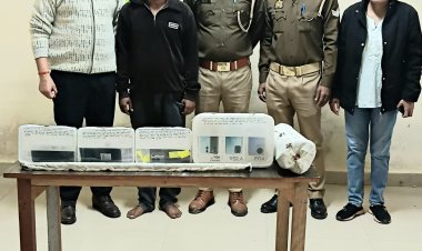 मोबाइल दुकान से चोरी मामले में खरीदार के साथ नाबालिग चोर गिरफ्तार