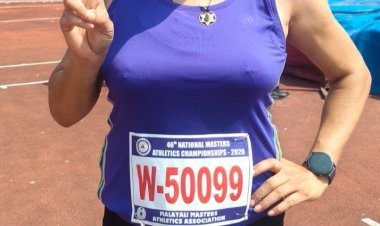 नेशनल मास्टर्स एथलेटिक्स में नीलू मिश्रा ने रजत पदक जीतकर किया क्वालीफाई