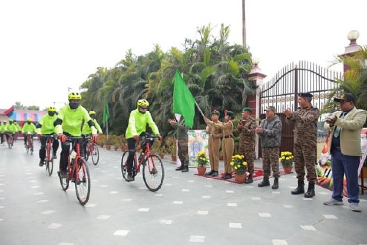 वीर बिरसा मुंडा साइक्लोथॉन : साहस और गौरव के साथ आगे बढ़ते कदम