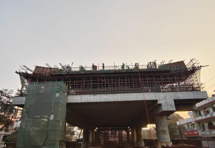 कानपुर मेट्रो कॉरिडोर-2 में तेजी से आगे बढ़ रहा सिविल निर्माण कार्य : सुशील कुमार