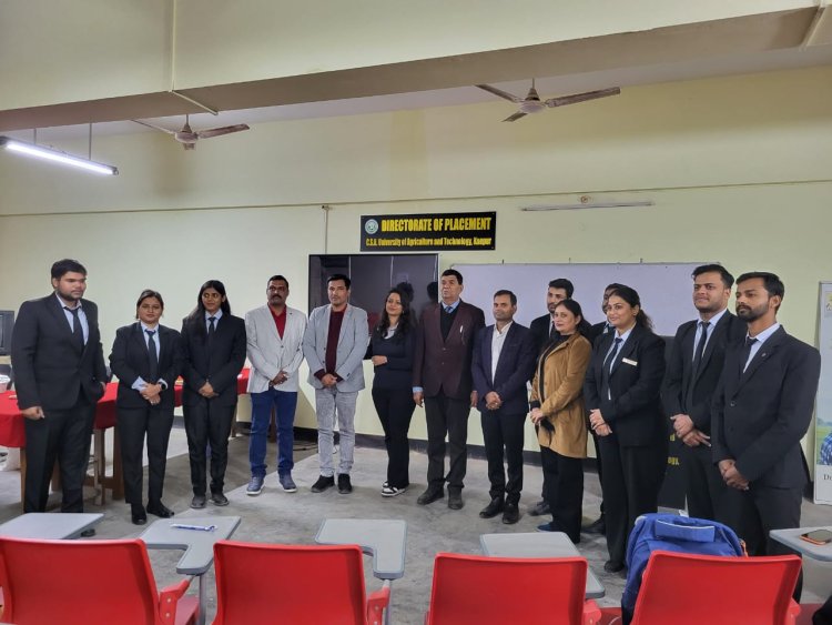 सीएसए में कैम्पस प्लेसमेंट : एग्रोस्टार व गोदरेज एग्रोवेट में 15 छात्र-छात्राओं का चयन