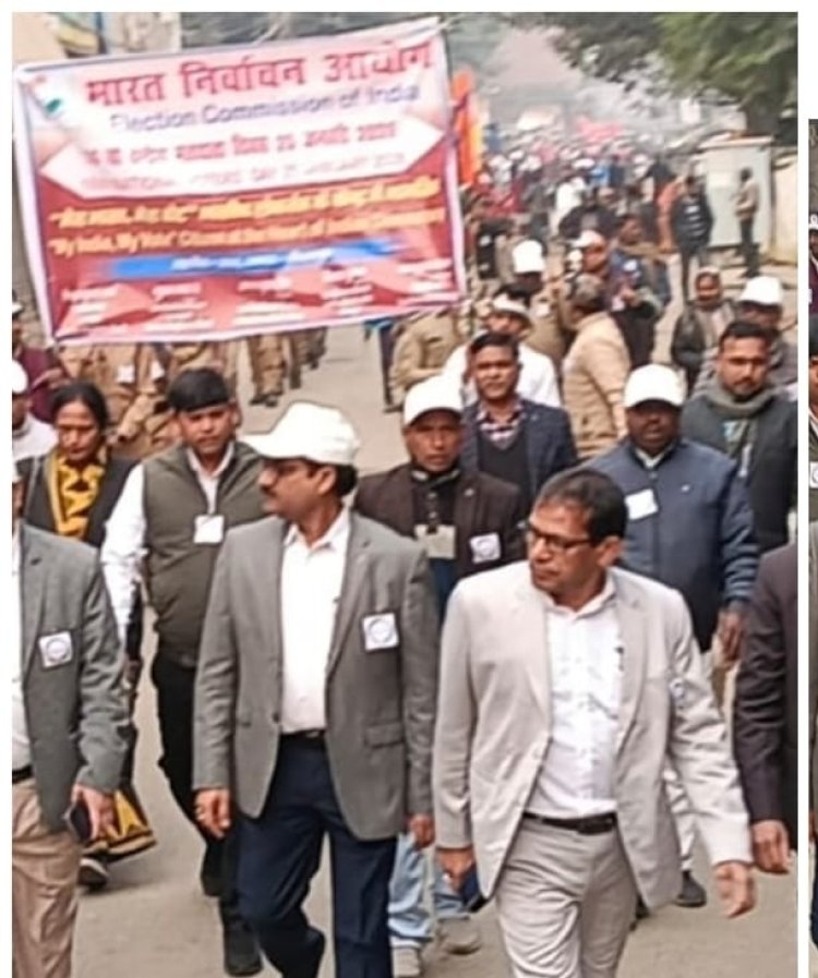 लोकतंत्र को मजबूत करने सड़कों पर गूंजा मतदान संदेश