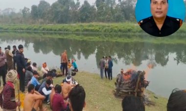 सूबेदार भूपेंद्र कुमार सिंह सैन्य सम्मान के साथ किया गया अंतिम संस्कार