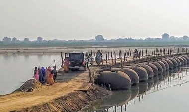 संजय सेतु मरम्मत के बीच घाघराघाट पर फिर ताजा होंगी 1982-83 की यादें, बनेगा पीपे का पुल