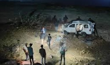 विदिशाः 30 फीट गहरे तालाब में गिरी तेज रफ्तार कार, 3 बारातियों की मौत और 7 घायल
