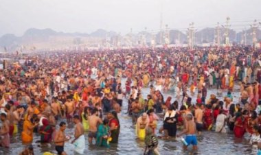 माघ मेला : अंतिम स्नान पर्व महाशिवरात्रि को हर हर महादेव के जय घोष से शुरू हुआ स्नान, उमड़ा जनसैलाब