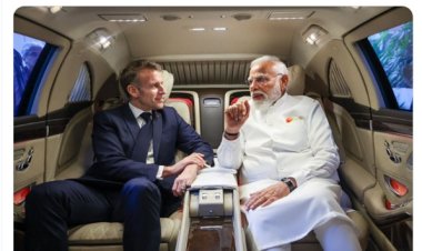 प्रधानमंत्री मोदी से मिलकर फ्रांस के राष्ट्रपति मैक्रों ने कहा- जय हो!