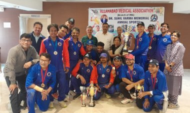 एएमए की वार्षिक क्रिकेट प्रतियोगिता में सेकेटरी ने प्रेसीडेंट को हराया